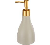 QUARKZMAN 1 x 9,5 oz ziepju dozators roku un skalošanas ziepju dozators mazgāšanas šķidruma losjona dozators ar sūkni virtuves dekoratīvajam izlietnes vannas istabas marmora paraugam matēts haki krāsā