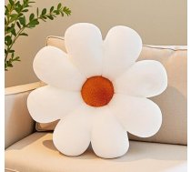 Ārijas grīdas spilvens Ziedu spilvens Mīļš grīdas spilvens Sagatavots istabas dekoru spilvens guļamistabai Dīvāns dīvāns 38 cm (balts)
