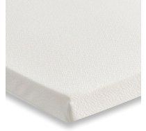 Shorty atvēsinošs putu matrača pārvalks 2,5 cm Shorty Memory Foam Mattress Topper Shorty matrača pārvalks ar noņemamu pārvalku, balts - 75 x 175 x 2,5 cm
