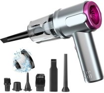 LUXHEIM akumulatora rokas putekļsūcējs 12000Pa Bezvadu rokas putekļsūcējs mitram un sausam putekļsūcējam ar mazgājamu HEPA filtru Rokas putekļsūcējs automašīnai, mājai