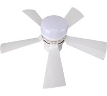 Griestu ventilatora gaisma ar ligzdu, neliels griestu ventilators ar gaismu un tālvadības pulti, 3 krāsu temperatūras, E26 ligzda ieskrūvējamajai, aptumšojama spuldzīte, ventilators ar 3 spuldzēm