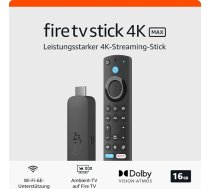Amazon Fire TV Stick 4K Max straumēšanas ierīce, atbalsta Wi-Fi 6E, Ambient Experience