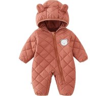 Sniegtērpi bērnu meitenēm Jumpsuit bērnu apģērbs jaundzimušo Snowsuit rudens Hooded Romper Jumpsuit tērpi Meitenes viena gabala uz leju jaka Footie