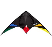 Wolkenstürmer® Skydart Stunt Kite (melns) - lidojuma pūķis ar 2 x 25 m poliestera lina un rokas siksnām - pūķis iesācējiem un pieredzējušiem lietotājiem