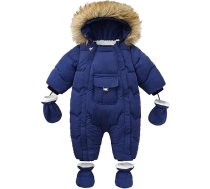 Bērnu uzvalks Zīdaiņu apģērbs Meitenes neitrāls komplekts Snowsuit Playsuit Jumpsuit Outfit Bērnu jaka mētelis Bērnu Parka Jumpsuit Bērnu apģērbs Bērnu Jumpsuit Bērnu Jumpsuit Fleece Romper New, melns
