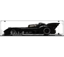 icuanuty Akrila vitrīna Lego DC Super Heroes 1989 Batmobile 76139, Organizācijas vitrīna Lego 76139,42156,42083,42143,42096,42056,42115,42143,42125,42172, Izmērs: 63 x 3 0x17 cm (tikai