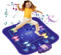 Zilynhom Dance Mat rotaļlieta, Ziemassvētku dzimšanas dienas dāvana meitenēm un zēniem vecumā no 3 4 5 6 6 7 8 9 9 10 gadiem, elektroniskais deju paliktnis ar 5 spēļu režīmiem, 6 gaismas soļu pogām, Bluetooth