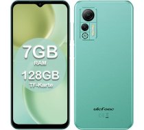 Ulefone Mobilais tālrunis bez līguma, Note 14 viedtālrunis 4G Android 12 Quad-Core 16GB ROM 128GB paplašināms 4500mAh ar 8MP kameru 6,52 collas 3 slots/Face ID/GPS/WiFi/FM/Large Font Dual SIM Green