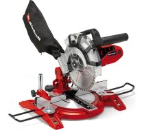 Einhell TC-MS 2112 slīpzāģis (maks. 1600 W, 5000 apgr./min, augstas kvalitātes zāģa asmens ar karbīda smaili, rotācijas galds ar leņķa regulēšanu 45° pa kreisi/pa labi)