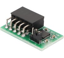 Yunir TMP 2.0 modulis, 10 pin moduļu pamatplate, SPI interfeisa šifrēšanas drošības modulis SuperMicro AOM TPM 9670V S