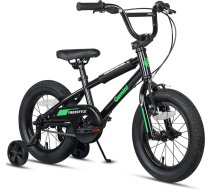 Avasta 12 14 16 collu bērnu velosipēds BMX stila velosipēds ar stabilizatoriem un statīvu 1-8 gadus veciem maziem bērniem, zēniem, zēniem, meitenēm dažādās krāsās