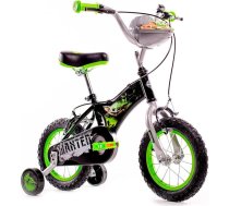 Huffy Boys Star Wars Grogu 12 collu bērnu velosipēds, melns/zaļš, 12"