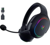 Razer Barracuda X Chroma bezvadu daudzplatformu spēļu austiņas ar 6 zonām Chroma RGB (SmartSwitch Hyperspeed un Bluetooth, 40 mm draiveris, noņemams HyperClear kardioīdais mikrofons) Black