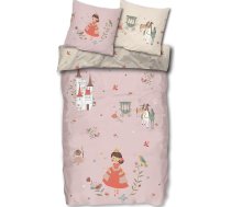 SkyBrands Princess gultas veļa 135 x 200 cm [ar maisiņu] Vienradzis Meitenes gultas veļa kokvilnas 2 gab. 1x sega 1x spilvendrāna 1x spilvendrāna