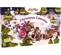 Yogi Tea 2024 Pop Up Adventes kalendārs Bioloģiskā zāļu tēja 24 tējas varianti ar 24 novēlējumiem, 24 tējas maisiņi, ideāli piemērots kā dāvana bez šokolādes