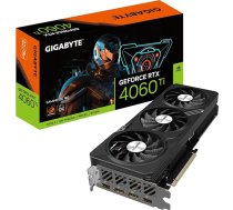 Gigabyte NVIDIA GeForce RTX 4060 Ti Gaming OC grafiskā karte - 16GB GDDR6, 128 bitu, PCI-E 4.0, 2595MHz Core Clock, 2x DP 1.4, 2x HDMI 2.1a, NVIDIA DLSS 3 - GV-N406TGAMING OC-16GD