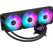 ASUS ROG Strix LC III 360 ARGB All-in-One šķidruma CPU dzesēšana ar ūdeni, melna (THREI adresējami ROG ARGB ventilatori, pretvibrācijas gumija, saderīgi ar Intel LGA 1700, 1200, 115X, AMD AM5, AM4)