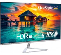 Viewsonic VX3276-MHD-3 80 cm (32 collu) biroja monitors (Full HD, IPS panelis, HDMI, DP, Eye-Care, Eco-Mode, skaļrunis, 3 gadu apmaiņas serviss), sudraba/melns