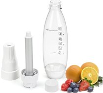 Soda ūdens karbonizators, 1 litra soda ražotājs, pārnēsājams soda sifons, atkārtoti lietojama iekārta gāzētiem dzērieniem, PET dzirkstošā ūdens sildītājs mājas sulām, Mojito, kokteiļiem, dzērieniem