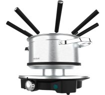 Cecotec elektriskais Fondue 8 personām Fun Gourmet Fondue Advance. 1500 W, 1,7 l ietilpība, siers, šokolāde un eļļa, nerūsējošā tērauda dizains, jaudas regulēšana, daļas var mazgāt trauku mazgājamā mašīnā.