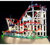 Briksmax LED apgaismojuma komplekts Lego Creator Expert Roller Coaster, saderīgs ar Lego 10261 konstruktora klucīšu modeli - bez Lego komplekta