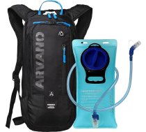 Arvano velosipēdu mugursoma 6 L maza MTB mugursoma ar hidratācijas urīnpūsli 2 L, ultraviegla kalnu velosipēdu mugursoma vīriešiem un sievietēm, mini daudzfunkcionāla hidratācijas mugursoma velosipēdam