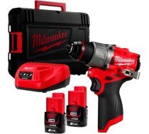 Akumulatora smūģinis suktuvas-grēžtuvas M12 FPD2-202X 12V Milwaukee