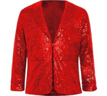 Jowowha Zēni Meitenes Cinkots jaka Spīdīgs Ziemassvētku jaka mētelis Glitter Blazer jaka Disco Jazz Hip Hop Ziemassvētku puse apģērbs