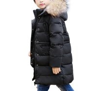 MEILONGER Zēnu meitenes Ziemas jaka Puffer Down jaka Bērnu slēpošanas jaka Hooded Down Coat Thick Dchneesuit virsdrēbes Vēja un ūdensnecaurlaidīgs