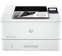 HP LaserJet Pro 4002dw lāzera printeris, automātiska abpusēja drukāšana, liels drukas ātrums, WiFi, ātrgaitas USB, Ethernet, HP Smart App, HP Wolf Pro Security