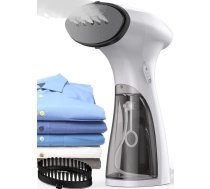 Blesgam tvaicētājs, 1600 W, pārnēsājams tvaicētājs ar konstantu tvaika padevi 25 g/min, kompakts ceļojuma gludeklis, tvaika gludeklis, ātri izlīdzina krunciņas uz apģērba, balts