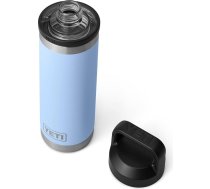 YETI Rambler pudele Chug, vakuumizolēta nerūsējošā tērauda pudele ar vāciņu, Big Sky Blue, 18 oz (532 ml)