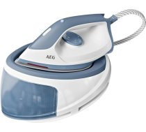 AEG ST5-1-2DB Tvaika gludekļa stacija, tvaika spiediens 5 bāri, tvaika pieaugums līdz 160 g/min, 2400 W, ātra iedarbināšana, aizsargāts pret noplūdi, maiga mazgāšana, ūdens tvertne 1,2 l, zils