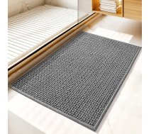 Neslīdošs vannas paklājs: Vannas istabas paklājs mazgājams 40 x 60 cm vannas paklājs - mīksts šenila vannas istabas paklājs - absorbējošs vannas paklājs, neslīdošs, mazgājams veļas mazgājamā mašīnā - vannas istabas paklājs vannas ist