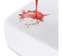 Utopia Bedding matrača aizsarglīdzeklis 160 x 200 x 30 cm Ūdensnecaurlaidīga viskoze ar elastīgām stūru siksnām Oeko-Tex sertificēts matrača pārvalks Elpojošs matrača aizsargs