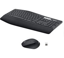Logitech MK850 Wireless Keyboard Performance peles komplekts, Bluetooth un 2,4 GHz savienojums, izmantojot USB uztvērēju, daudzierīces, akumulatora darbības laiks no 24 līdz 36 mēnešiem, plaukstas balsts, vācu QWERTZ izkārtojums