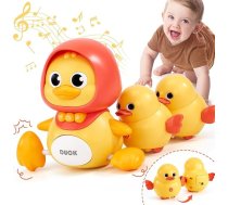 Hahaland Muzikālā pīļu mammas rotaļlieta；