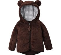 Volunboy Baby Boys Polar Fleece Jackets Rudens ziemas jaka Full Zip Hooded Pullover flīsa jaka ziemas mētelis