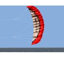 Huya Force 2.5m Dual Line Stunt Sport Kite ar rokturi, 30m aukla, Kite Surfing pludmalē, āra parka dārza spēles Fun