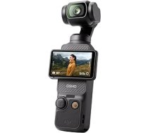 DJI Osmo Pocket 3 videologošanas kamera ar 1 collas CMOS un 4K/120 kadri/s video, 3 asu stabilizācija, ātrs fokuss, sejas/objekta izsekošana, maza videokamera fotografēšanai, YouTube