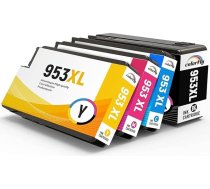 Colorfly 953XL Jaunākais čipa 953 XL daudzpakas drukas kasetnes, kas saderīgas ar HP 953 953XL priekš HP Officejet Pro 8710 7740 7720 8210 8720 7730 8218 8715 8718 8718 8725