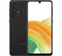 Samsung Galaxy A33 5G Handy Android viedtālrunis bez SIM kartes, 128 GB, melns [UK versija] (Latvija)