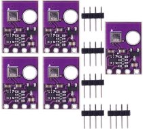 iHaospace 5 x AHT30 temperatūras un mitruma sensora mērīšanas modulis I2C komunikācija DC 2-5,5 V augstas precizitātes zonde AHT20 uzlabotā versija