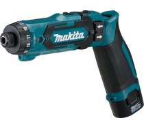 Makita DF012DSE Akumulatora/uzlādētāja akumulatora 7,2 V akumulators/uzlādētājs somiņā 30 W 7,2 V melns/melns, zils, DF012DSE