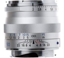 Zeiss 50 mm f/2.0 Planar T* ZM Objektiv für Leica M, sudraba krāsā