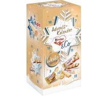 Ferrero Kinder un Co. Baltais Adventes kalendārs - Adventes kalendārs ar Ferrero un Kinder šokolādes gardumiem - 1 kalendārs 263 g