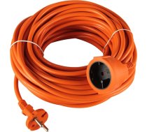 98-760# Pagarinātājs pr-160 1-ligzda bez zemējuma 50m oranžs 2x1.5mm