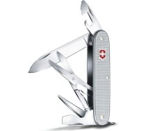 Victorinox Pioneer X Alox kabatas nazis (9 funkcijas - asmens šķēres, šķēres, skārdeņu atvērējs), sudraba krāsā