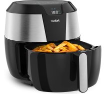 Tefal EY701D Easy Fry XXL karstā gaisa fritēze (1700 W, ietilpība: 1,6 kg, taimeris, 8 automātiskās izvēlnes) melna / nerūsējošais tērauds