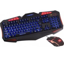 Membrānveida tastatūras + peles komplekts egk3000 (usb 2.0; krāsa melna; optiskais)